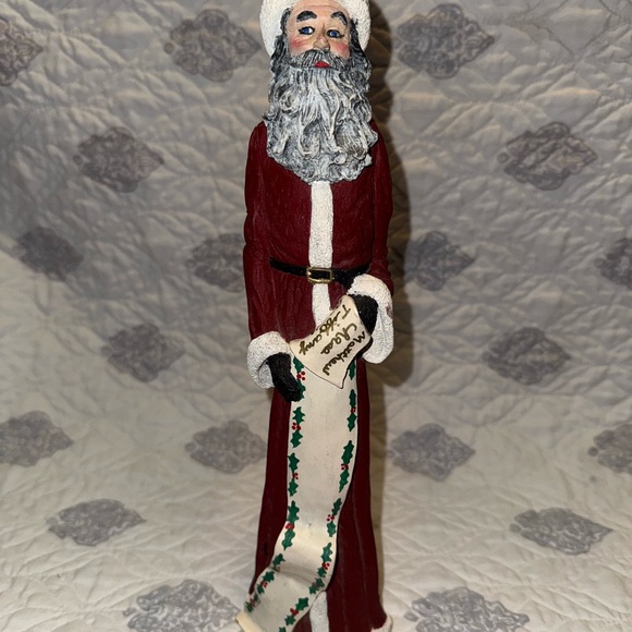 Santa Claus Figurine with List - Picture 2 of 7